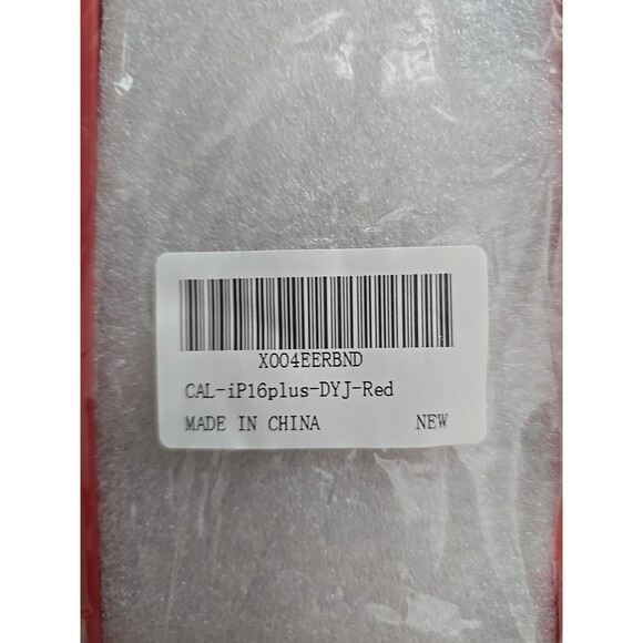 iPhone 16 Plus Case Red Flexible Hard Plastic - Picture 3 of 3